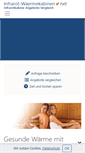 Mobile Screenshot of infrarot-waermekabinen.net